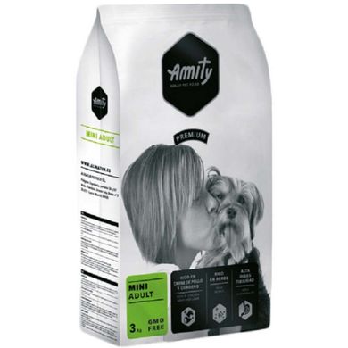 Amity (Аміті) Premium Chicken&Lamb Mini Adult - Сухий корм з куркою та ягням для дорослих собак малих порід 10 кг