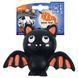M-Pets (М-Петс) Halloween Black Bat - Игрушка Летучая мышь на Хеллоуин для собак, Черный, 16х6,4х12,5 см