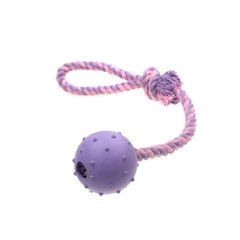 Misoko&Co (Місоко і Ко) Іграшка М'яч із шипами на мотузці для собак 37x5 см