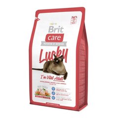 Brit Care (Бріт Кеа) Lucky - Сухий корм з куркою та рисом для дорослих котів 400 г