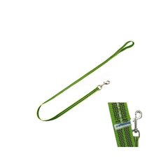 Sprenger (Шпренгер) Поводок нейлоновый прорезиненный с ручкой для собак, неоново-зеленый 2х200 см