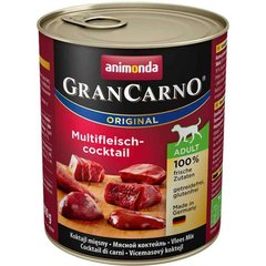Animonda (Анимонда) Gran Carno Multifleisch pur Adult - Консервированный корм мультимясной коктейль для взрослых собак (рубленное мясо) 800 г