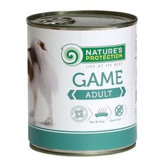 Nature's Protection (Нейчерес Протекшн) Adult Game – Консервований корм з м'ясом дичини для дорослих собак 200 г