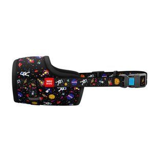 Намордник для собак WAUDOG Nylon, рисунок "NASA", пластиковый фастекс, размер №3, О 25-34 см