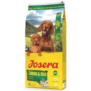 Josera (Йозера) Mother&Puppy Salmon&Rice - Сухой корм с лососем и рисом для беременных/кормящих сук и щенков, 12,5 кг