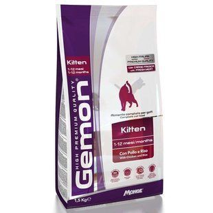 Gemon (Джемон) Kitten - Сухой корм с курицей и рисом для котят до 7 месяцев, 400 г