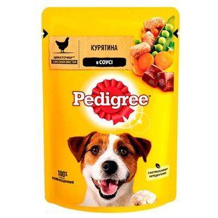Pedigree (Педігрі) - Вологий корм курятина в соусі для собак, 100 г