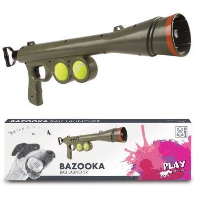 M-Pets (М-Петс) Bazooka Ball Launcher &ndash; Метатель м'ячів для дресирування собаки Комплект