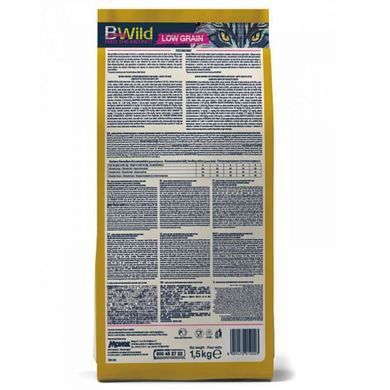Monge (Монж) BWild Low Grain Hare Adult Cat - Сухой низкозерновой корм с мясом зайца для взрослых кошек, 10 кг