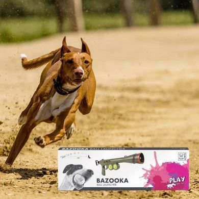 M-Pets (М-Петс) Bazooka Ball Launcher &ndash; Метатель м'ячів для дресирування собаки Комплект