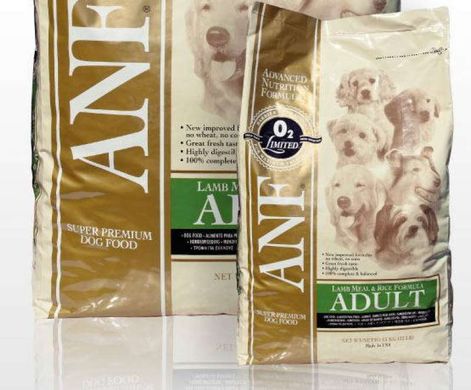 ANF (АНФ) Adult Lamb & Rice 23/14 - Сухий корм для дорослих і літніх собак усіх порід 15 кг х2
