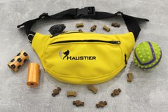Haustier (Хаустиер) Сумка-Бананка для дрессуры и прогулки - экокожа Lemon
