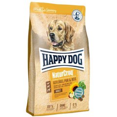 Happy Dog (Хеппі Дог) Happy Dog NaturCroq Geflugel Pur & Reis - Сухий корм з птицею і рисом для дорослих собак 4 кг