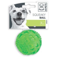 M-Pets (М-Петс) Squeaky Ball Toy – Іграшка м'ячик, що пищить для собак 6,3 см Зелений