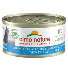 Almo Nature (Альмо Натюр) HFC Natural Adult Cat Atlantic Tuna - Консервований корм з атлантичним тунцем для дорослих котів (шматочки в желе) 70 г