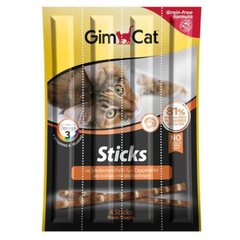 GimСat (ДжимКэт) Sticks - Лакомство с лососем для кошек 4 шт.