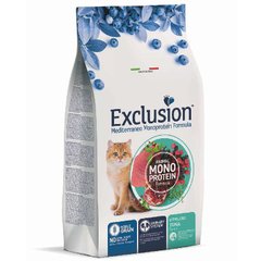Exclusion (Эксклюжн) Noble Grain Cat Sterilized Tuna - Монопротеиновый сухой корм с тунцом для взрослых стерилизованных котов всех пород 300 г