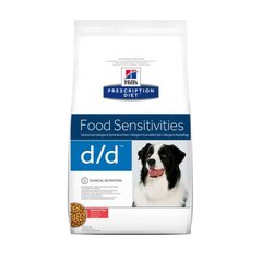 Hill's (Хіллс) Prescription Diet d/d Food Sensitivities - Корм-дієта з лососем і рисом для собак з чутливим травленням 2 кг