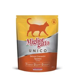 Morando (Морандо) Migliorgatto Unico Turkey - Сухий корм з індичкою для дорослих котів 400 г