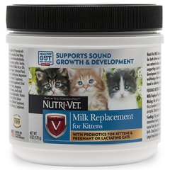 Nutri-Vet (Нутри-Вет) Milk Replacement for Kittens - Сухое молоко для котят, заменитель кошачьего молока для котят 170 г