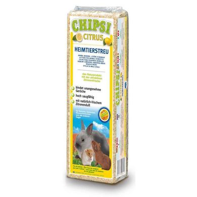 CHIPSI (Чіпсі) CITRUS - Тирса для гризунів з ароматом цитрусу 1 кг