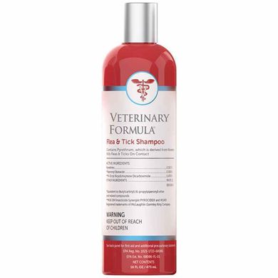 Veterinary Formula (Ветерінарі Фомюле) Flea&Tick Shampoo - Протипаразитарний шампунь від бліх та кліщів для собак 473 мл