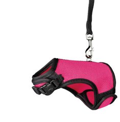 Trixie (Трикси) Soft Harness with Leash - Шлейка-жилетка для грызунов 9-12/12-18 см Цвета в ассортименте