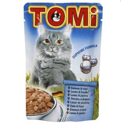 TOMi (Томи) Salmon & Trout - Консервированный корм с лососем и форелью для котов 100 г