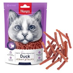 Wanpy (Ванпи) Soft Duck Jerky Strips полоски вяленого филе утки - лакомство для котов