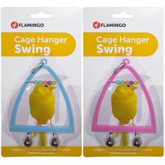Flamingo (Фламинго) Swing+Abacus+Bell - игрушка для птиц, жердочка, колокольчик, счеты