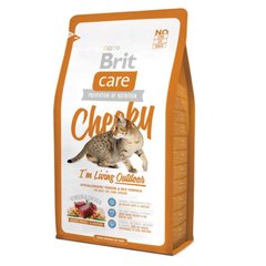 Brit Care (Брит Кеа) Cat Cheeky - Сухой корм с олениной и рисом для взрослых кошек, живущих на улице 400 г