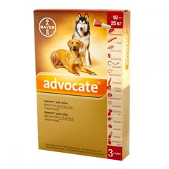 Bayer Advocate (Баер Адвокат) капли от клещей и блох для собак от 10 до 25 килограмм (Копировать)