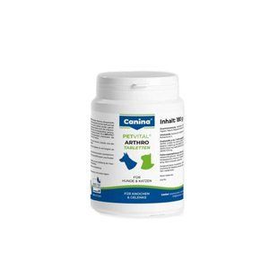 Canina (Каніна) PETVITAL Arthro-Tabletten - Добавка для суглобів для котів і собак 180 шт.