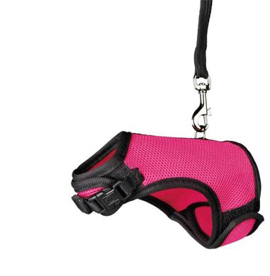 Trixie (Трикси) Soft Harness with Leash - Шлейка-жилетка для грызунов 9-12/12-18 см Цвета в ассортименте