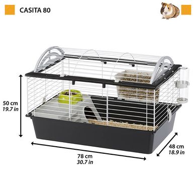 Ferplast (Ферпласт) Casita individually wrapped - Клетка для средних грызунов и кроликов в индивидуальной упаковке Casita 80 (x1)