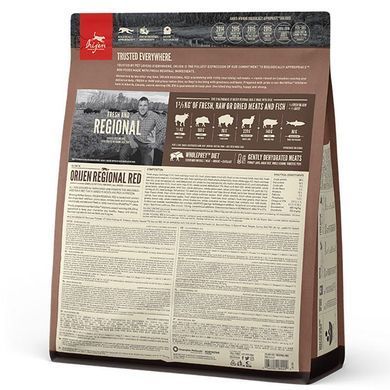 Orijen (Оріджен) Regional Red Dog - Сухий корм з яловичиною для собак різних порід на всіх стадіях життя, 340 г