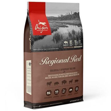 Orijen (Оріджен) Regional Red Dog - Сухий корм з яловичиною для собак різних порід на всіх стадіях життя, 340 г