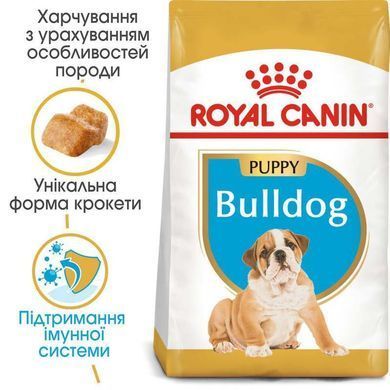 Royal Canin (Роял Канін) Bulldog Puppy - Сухий корм для цуценят бульдога, 12 кг