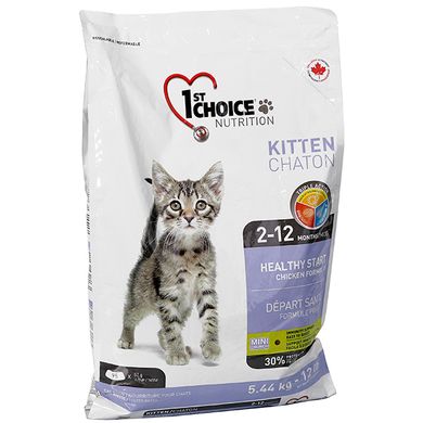 1st Choice (Фест Чойс) Kitten - Сухой корм с курицей для котят 5,44 кг
