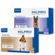 Virbac (Вирбак) Milpro - Таблетки Мильпро - противопаразитарный препарат для собак и щенков, эффективный антигельминтик 4 шт./уп. (вес 5-25 кг)