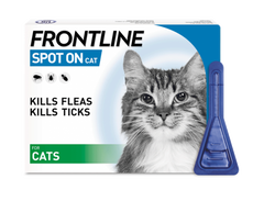 Frontline Spot On Cat (Фронтлайн Спот-Он) by Merial - Противопаразитарные капли для котов от блох, вшей и клещей (1 пипетка) 0,5 мл