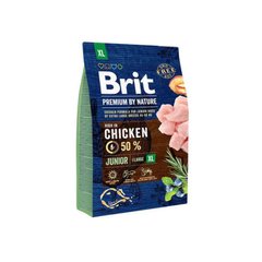 Brit Premium (Бріт Преміум) by Nature JUNIOR XL - Сухий корм з куркою для цуценят і молодих собак гігантських порід 3 кг
