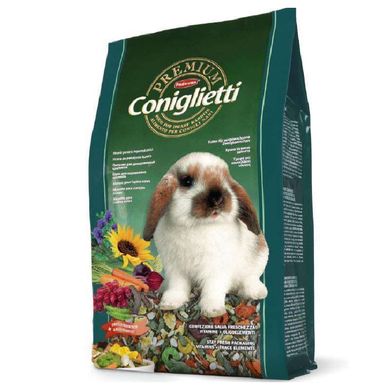 Padovan (Падован) PREMIUM Coniglietti - Корм сбалансированный для декоративных кроликов 500 г