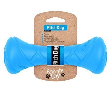 Collar (Коллар) PitchDog - Игровая гантель для тренировок и апортировки, Голубой, 19х7 см