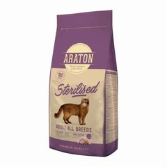 Araton (Аратон) Sterilised Adult All Breeds - Сухой корм с птицей для стерилизованных и склонных к полноте взрослых кошек 15 кг