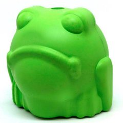 SodaPup (Сода Пап) Bullfrog Treat Dispenser – Жувальна іграшка-диспенсер Жабка для ласощів з суперміцного матеріалу для собак L Зелений