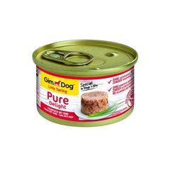 GimDog (ДжимДог) LITTLE DARLING Pure Delight - Консервы для собак с тунцом и говядиной 85 г