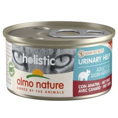 Almo Nature (Альмо Натюр) Holistic Urinary Help Cat Duck - Консервований корм з качкою для профілактики сечокам'яної хвороби у котів (мус) 85 г