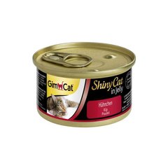 GimCat (ДжимКет) ShinyCat - Консервований корм з куркою для котів 70 г