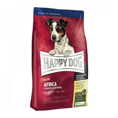 Happy Dog (Хэппи Дог) Mini Africa - Сухой корм для взрослых собак мелких пород с мясом страуса и картофелем 300 г